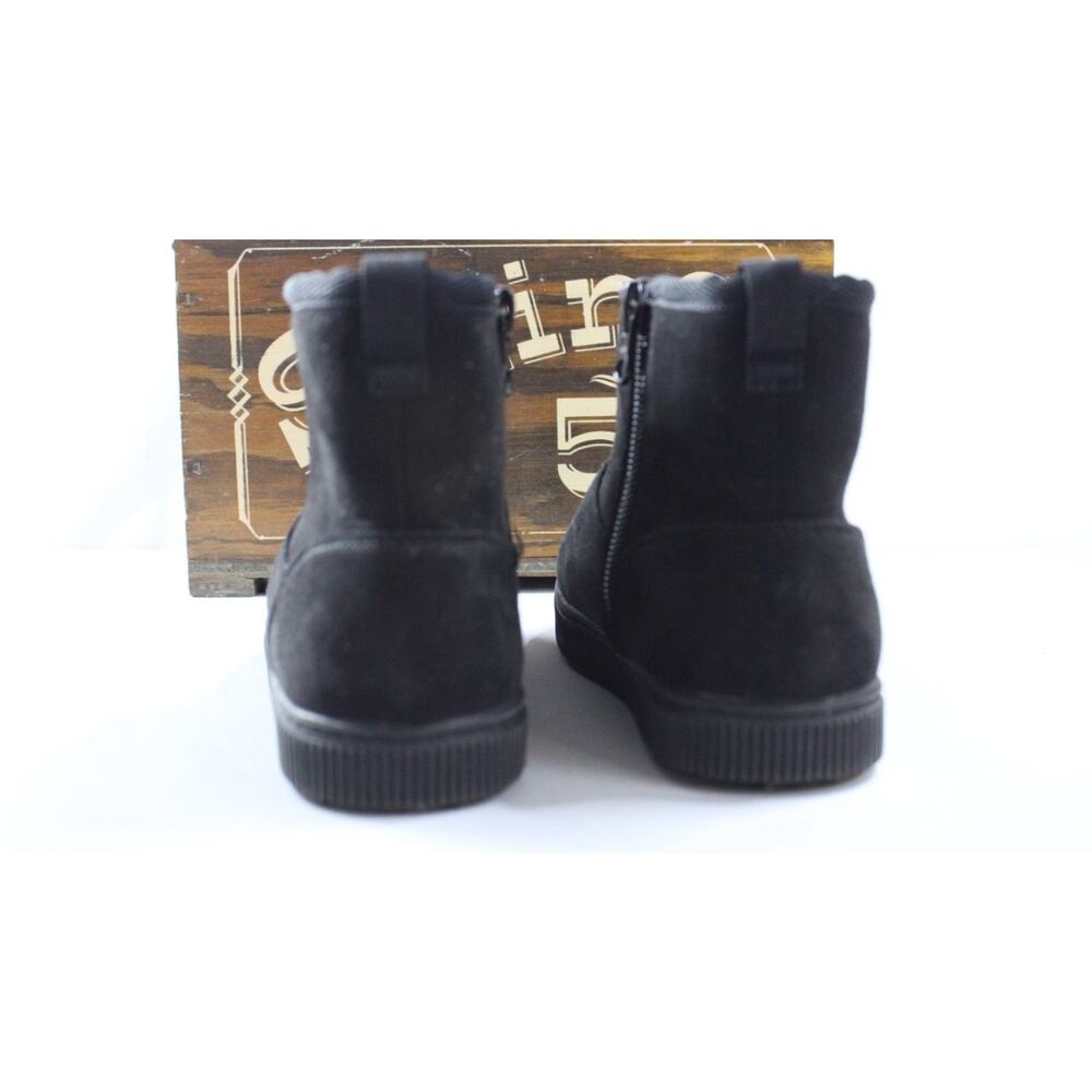 Cat & Jack F16751028 Girls Size 12 Black Lined Ankle Boots Non-Slip - Picture 5 of 9